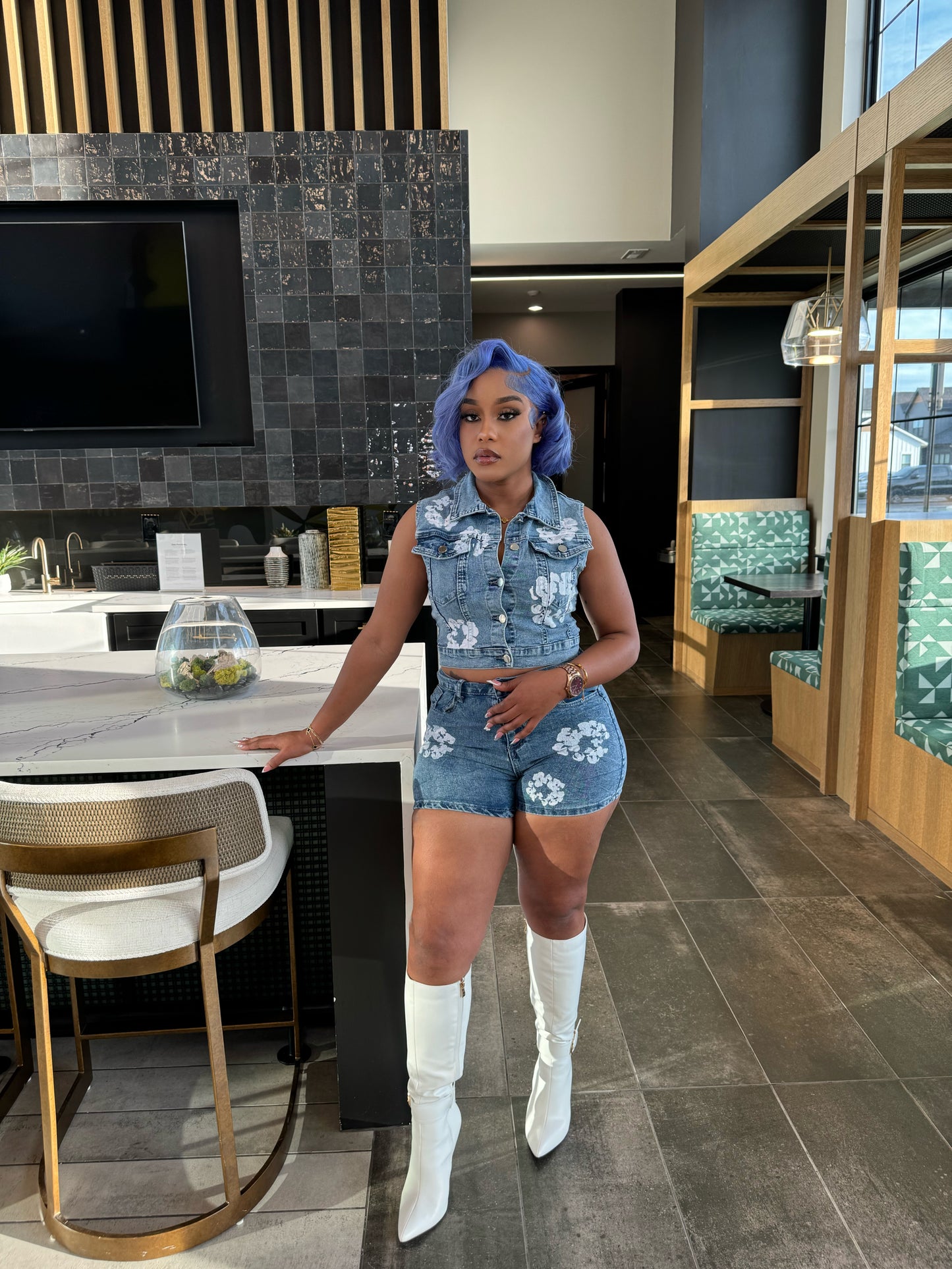 Denim Nat Set