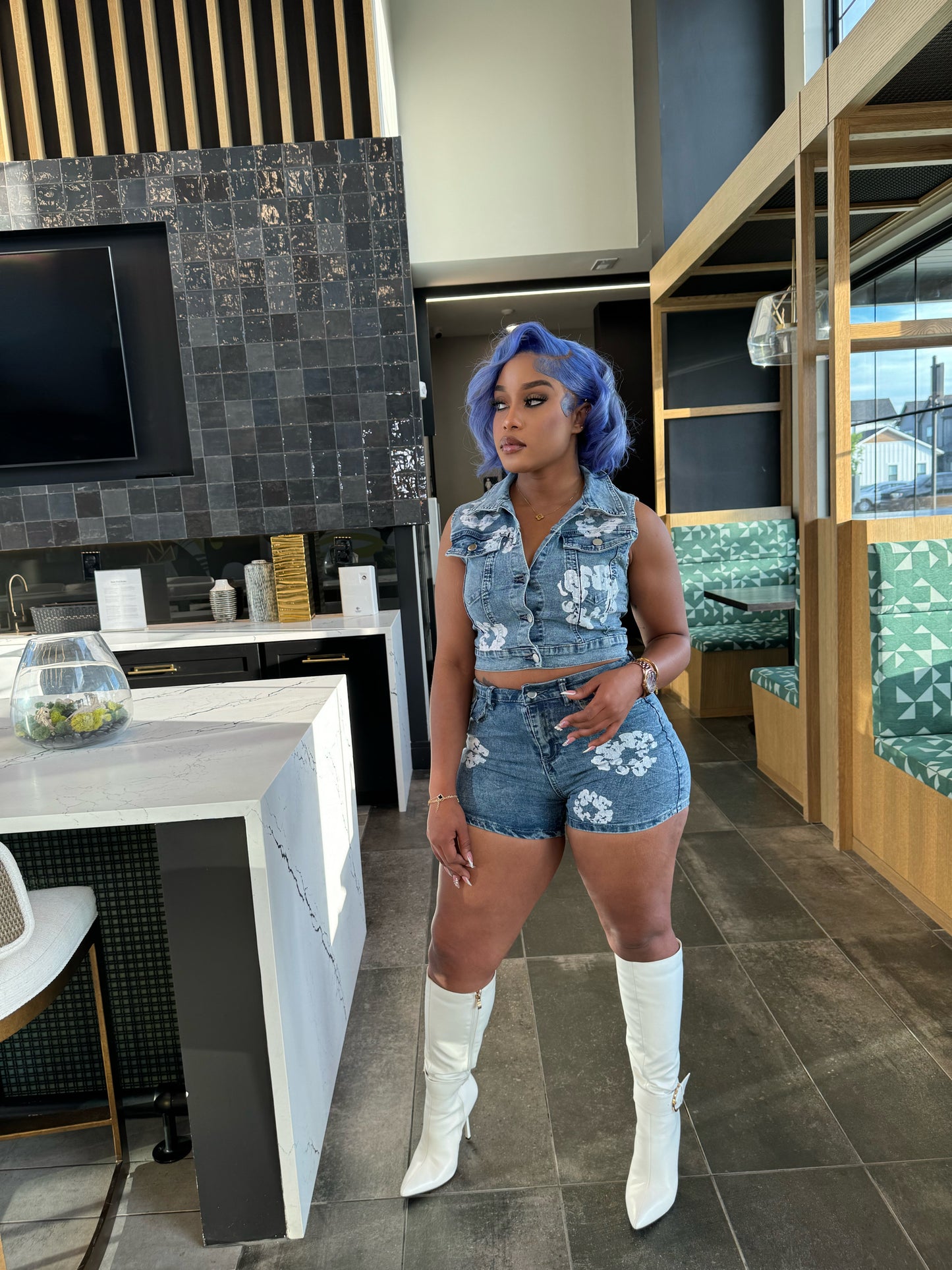 Denim Nat Set